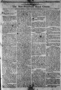 The Royal Gazette (Saint John, New Brunswick: 1814)