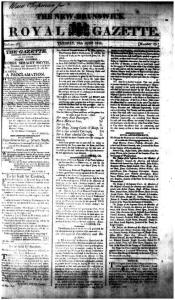 The New Brunswick Royal Gazette