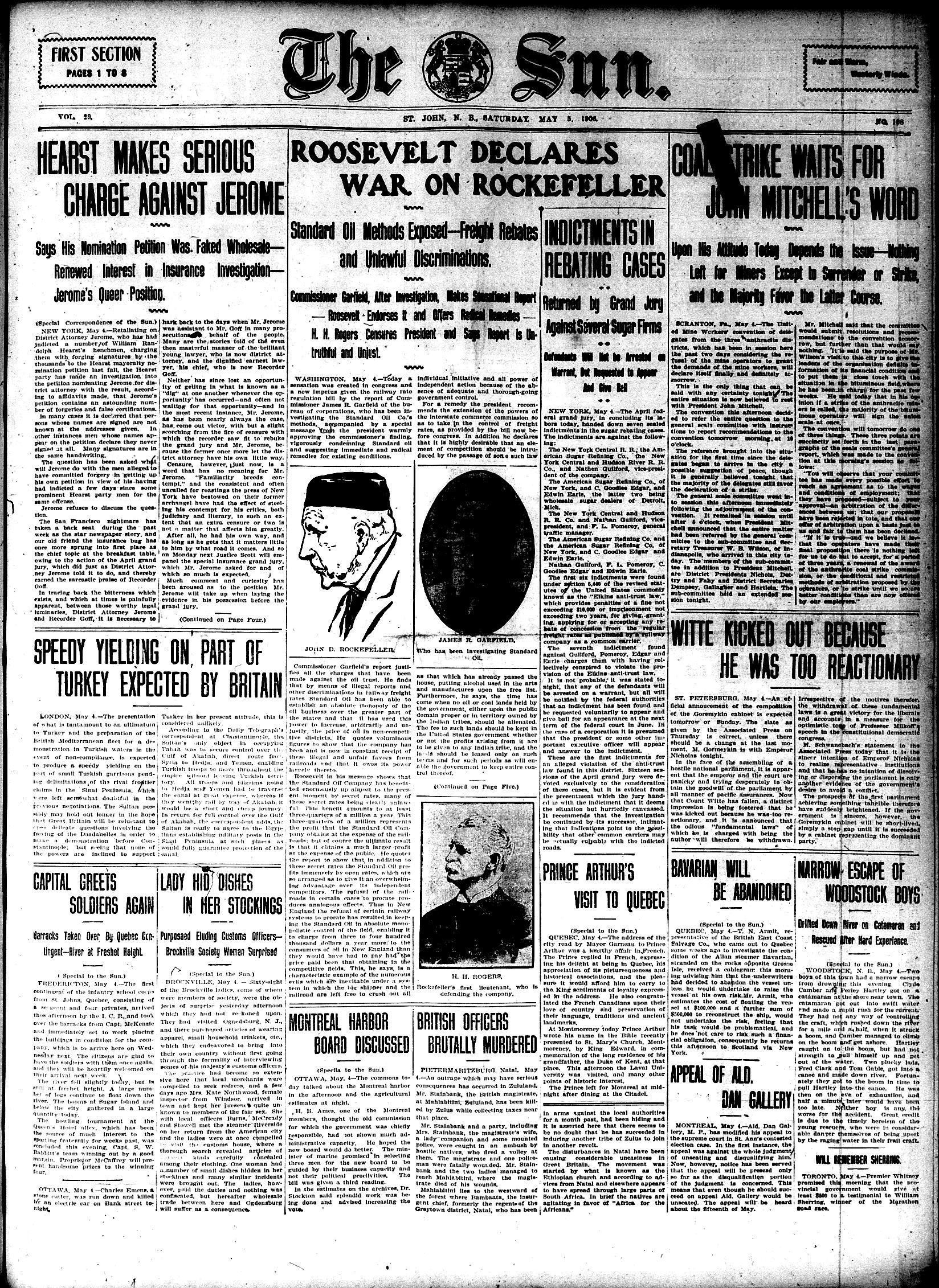 The Sun (Saint John, New Brunswick: 1906) | New Brunswick Historical ...