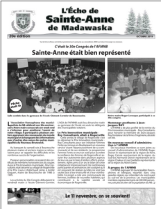 L'Écho  de Sainte-Anne de Madawaska