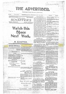 The Advertiser (Blackville, New Brunswick: 1905)