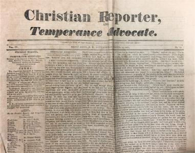 Christian Reporter and Temperance Advocate (1833)
