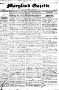 Maryland Gazette (1827)
