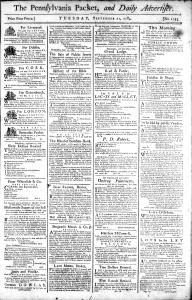 Pennsylvania Packet, and Daily Advertiser