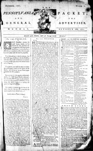 Pennsylvania Packet, and the General Advertiser