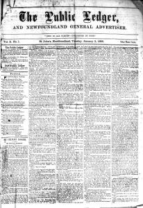 Public Ledger and Newfoundland General Advertiser (1869)