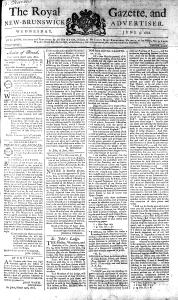 Royal Gazette and New Brunswick Advertiser (1785)