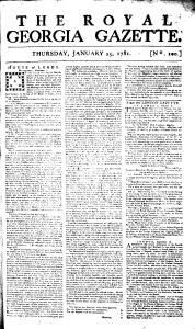 Royal Georgia Gazette