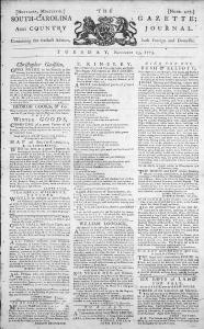 The South-Carolina Gazette; and Country Journal