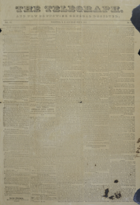 Telegraph and New Brunswick General Register (Woodstock, New Brunswick: 1840)