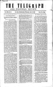 Telegraph and Political Review (1872)