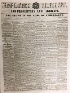 Temperance Telegraph and Prohibitory Law Advocate (1856)