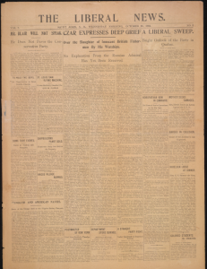 The Liberal News (Saint John, New Brunswick: 1904)