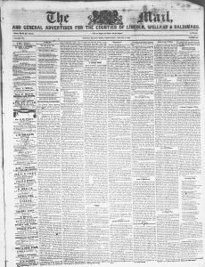 The Mail and General Advertiser for the counties of Lincoln, Welland and Haldimand