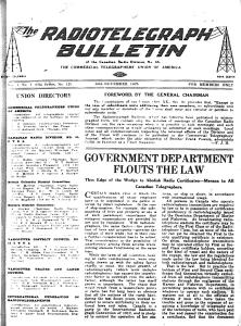 The Radio Telegraph Bulletin: Of the Canadian Radio Division, No. 65 (1925)