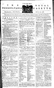 The Royal Pennsylvania Gazette