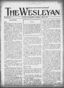 Wesleyan (Sackville, New Brunswick : 1923)