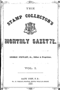 The Stamp Collector’s Monthly Gazette