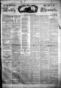 Weekly Chronicle (Saint John, New Brunswick : 1856)