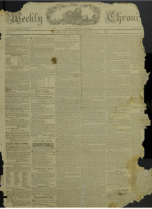 Weekly Chronicle (Saint John, New Brunswick : 1836)