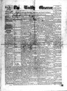 Weekly Observer (Hillsborough, New Brunswick: 1885)