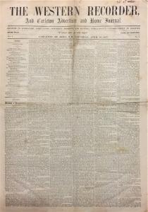 Western Recorder and Carleton Advertiser and Home Journal (Saint John, New Brunswick: 1857)